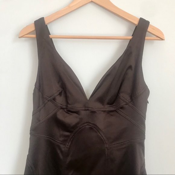 David Meister Brown Bodycon Dress - Picture 3 of 8